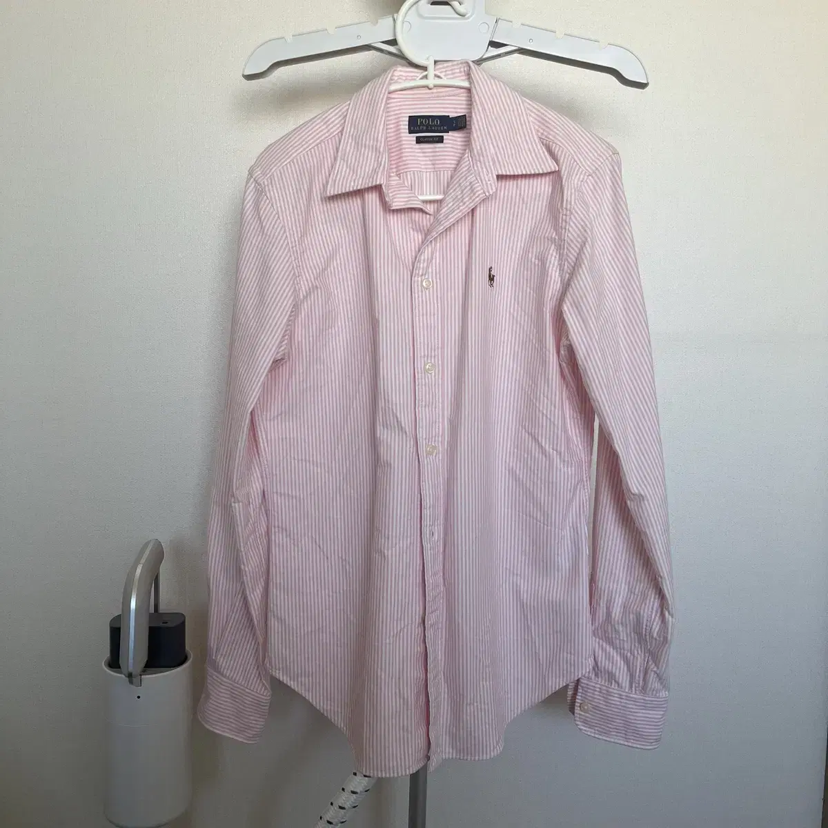 Polo Stripe Shirt Pink