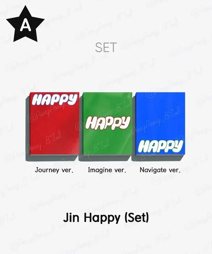 Bangtan jin Happy unsealed album sell Jin Happy