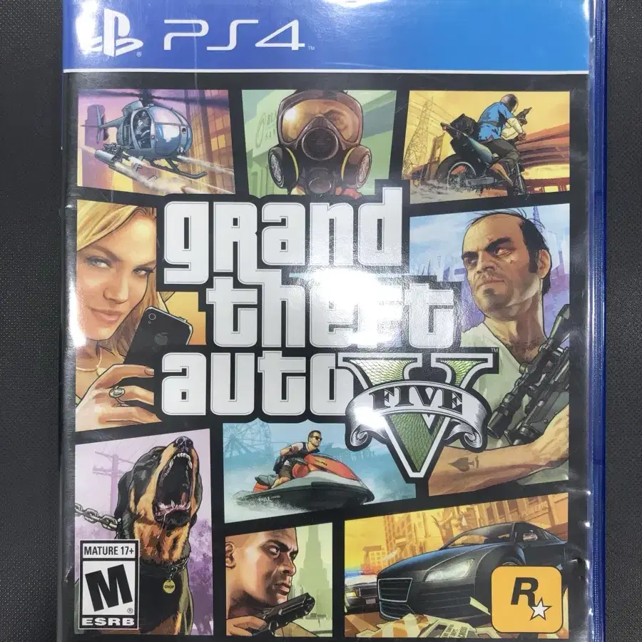 플스4 cd Gta5 북미판 한글지원