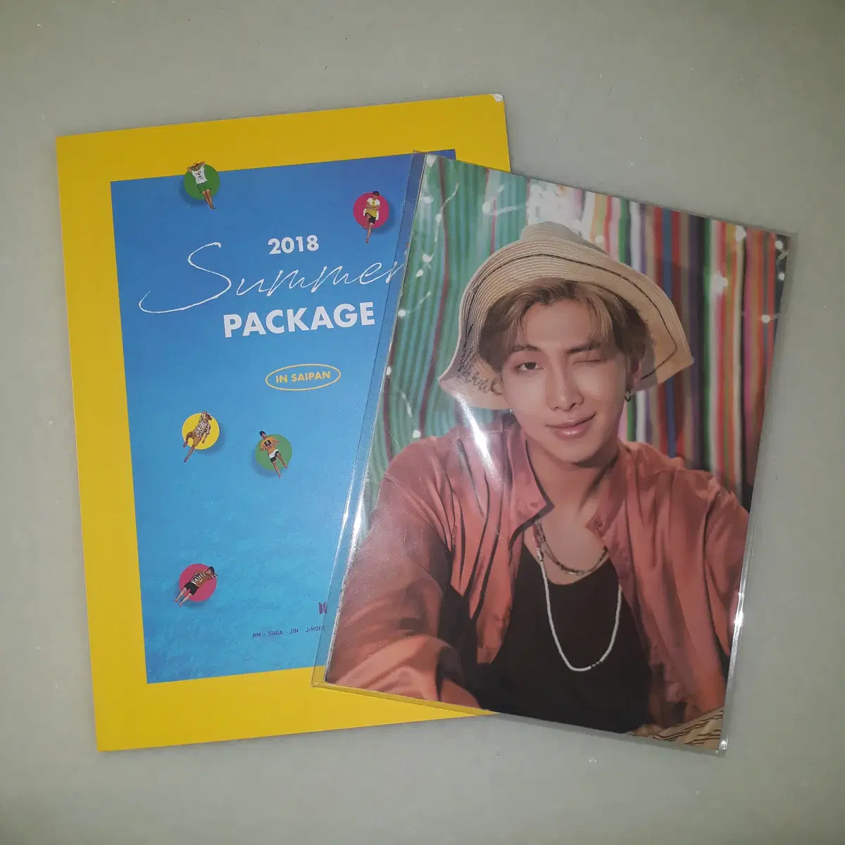 BTS 2018 Summer Package photobook Printed photo mini-poster