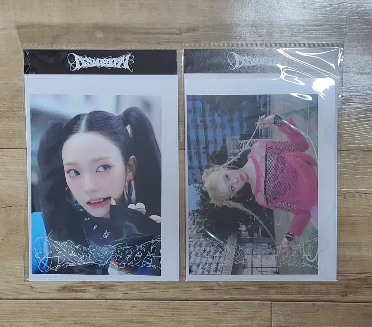 Aespa Armageddon pop up MD poster + hologram photocard Karina, Winter