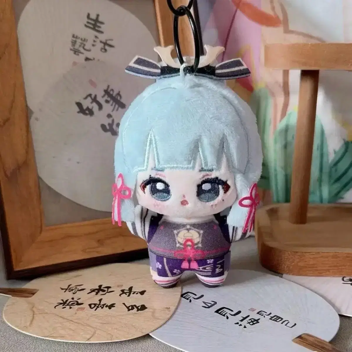 Genshin Impact Ayato 10cm Somyi Doll Keyring