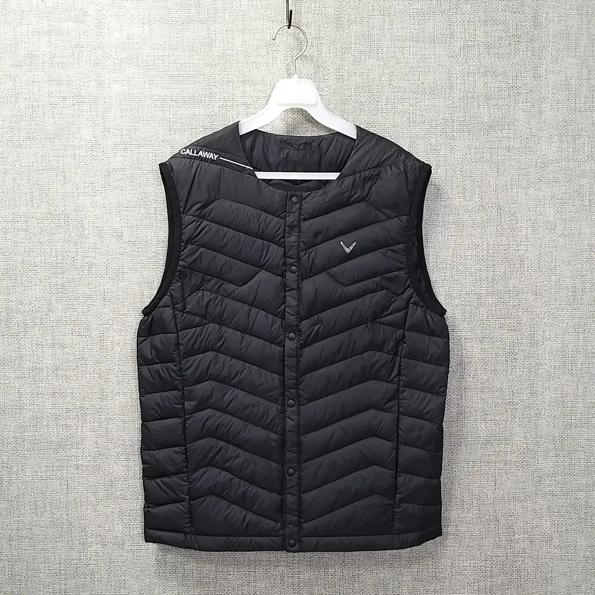 11. Callaway Golf Black Goose Down Slim Vest Men'sL