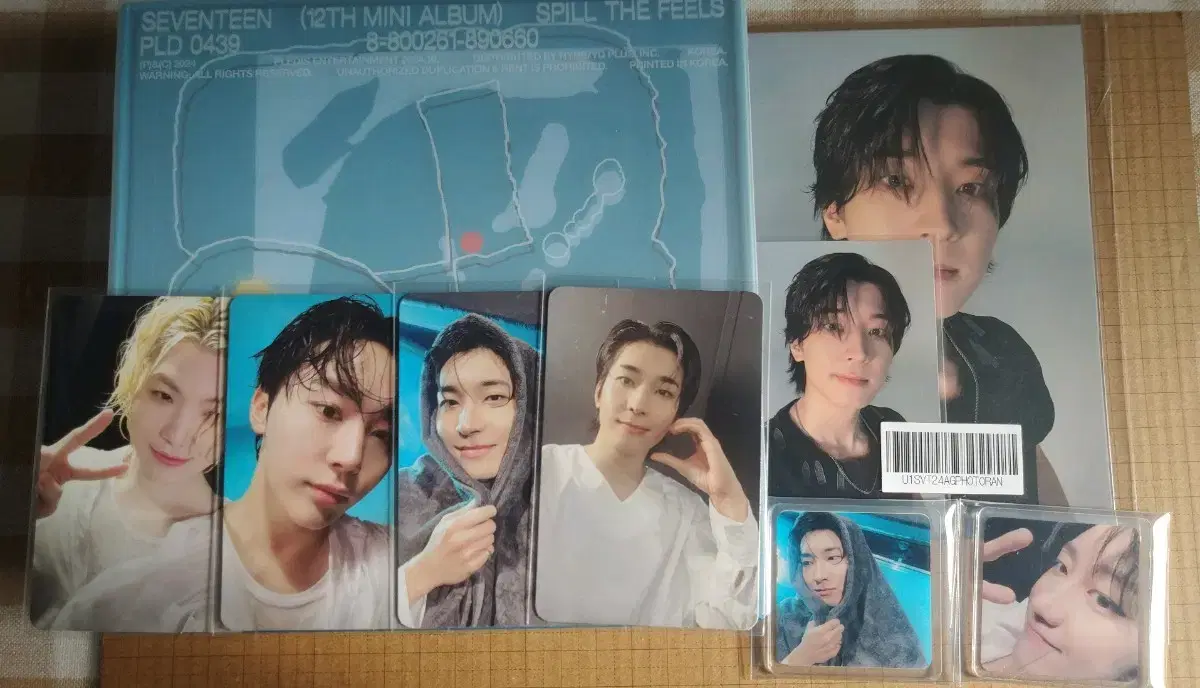 seventeen mini 12집 album feel blue wonwoo ball wts