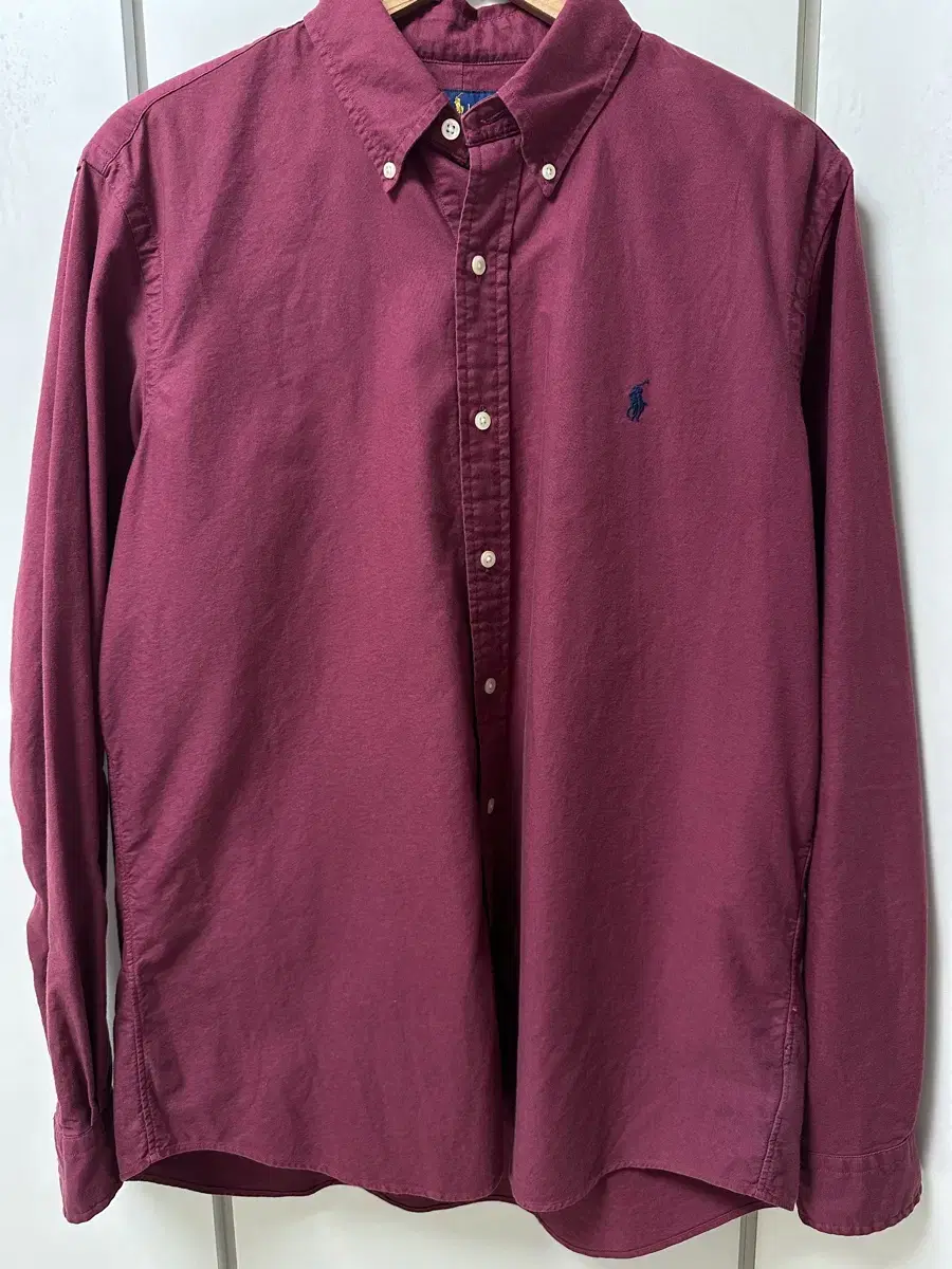 Polo Oxford shirt wine classic fitL sells