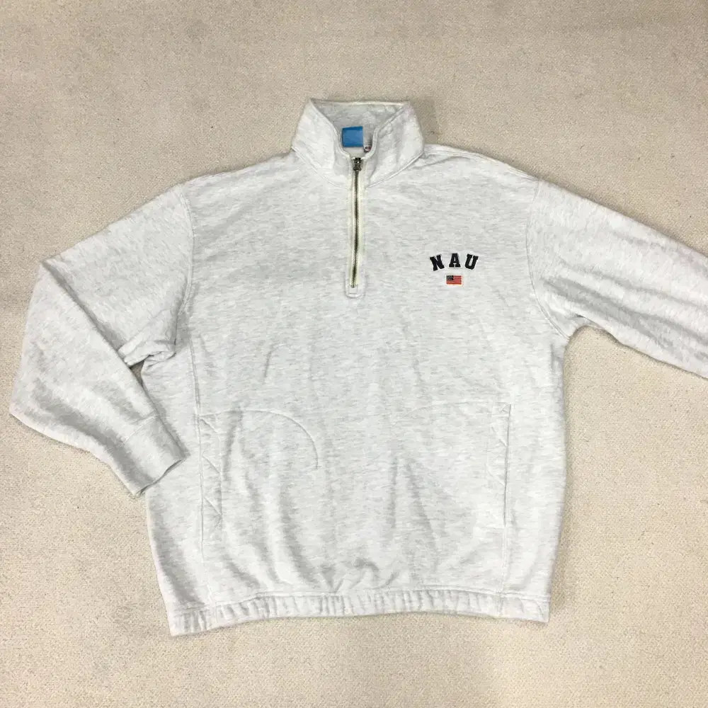 Now Half Zip Up Man-to-Man Man-won Shop K21