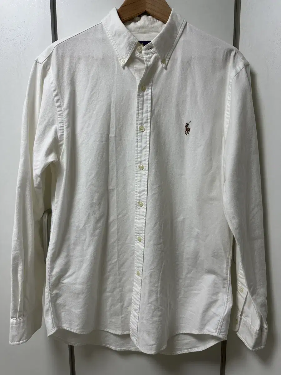 Polo Oxford shirt White Slim fitL sells