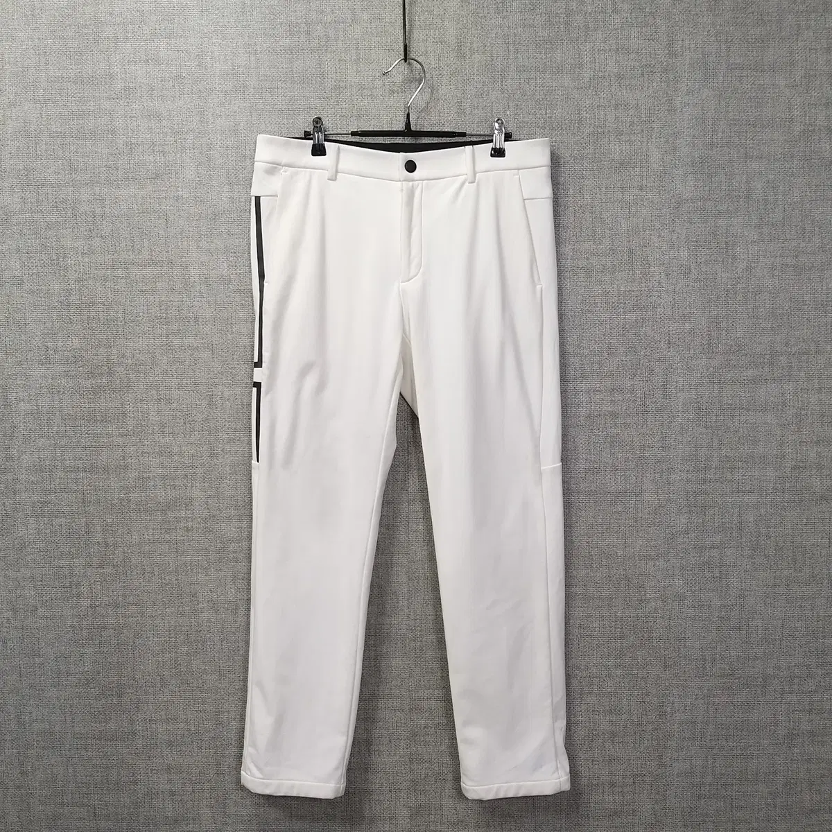 12. haggis golfwear white brushed straight pants men35