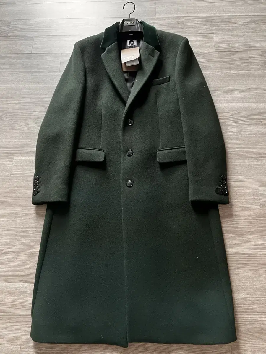 Burberry Velvet Trimmed Wool and Cashmere Tailored Coat