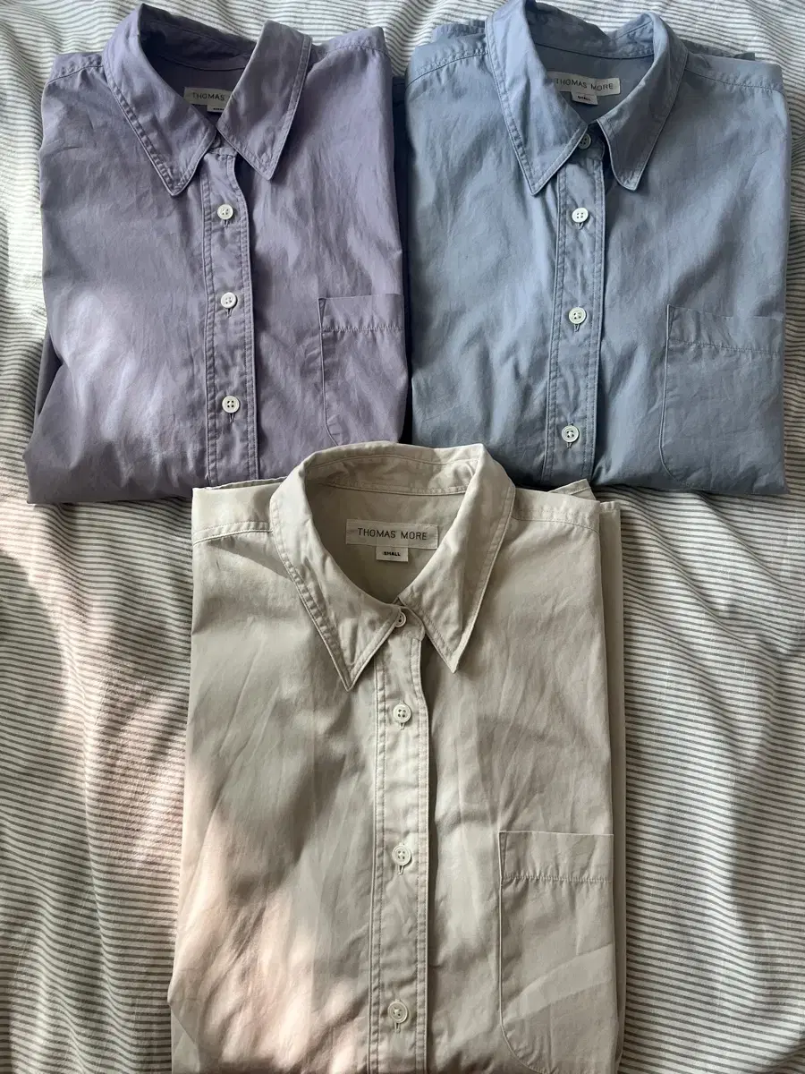 3 Thomas More pocketed shirts (sold in bulk, size S)