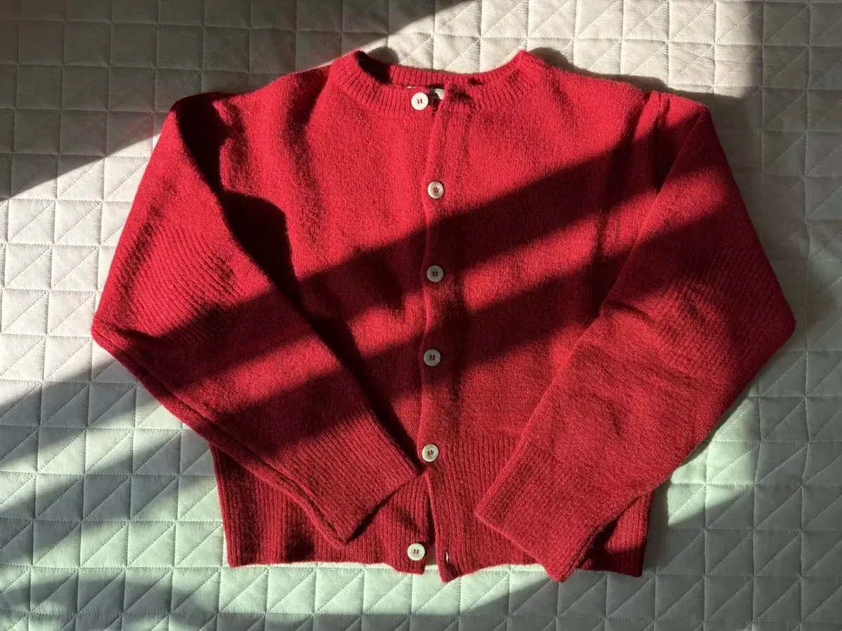 Tile Cardigan Red 1 size