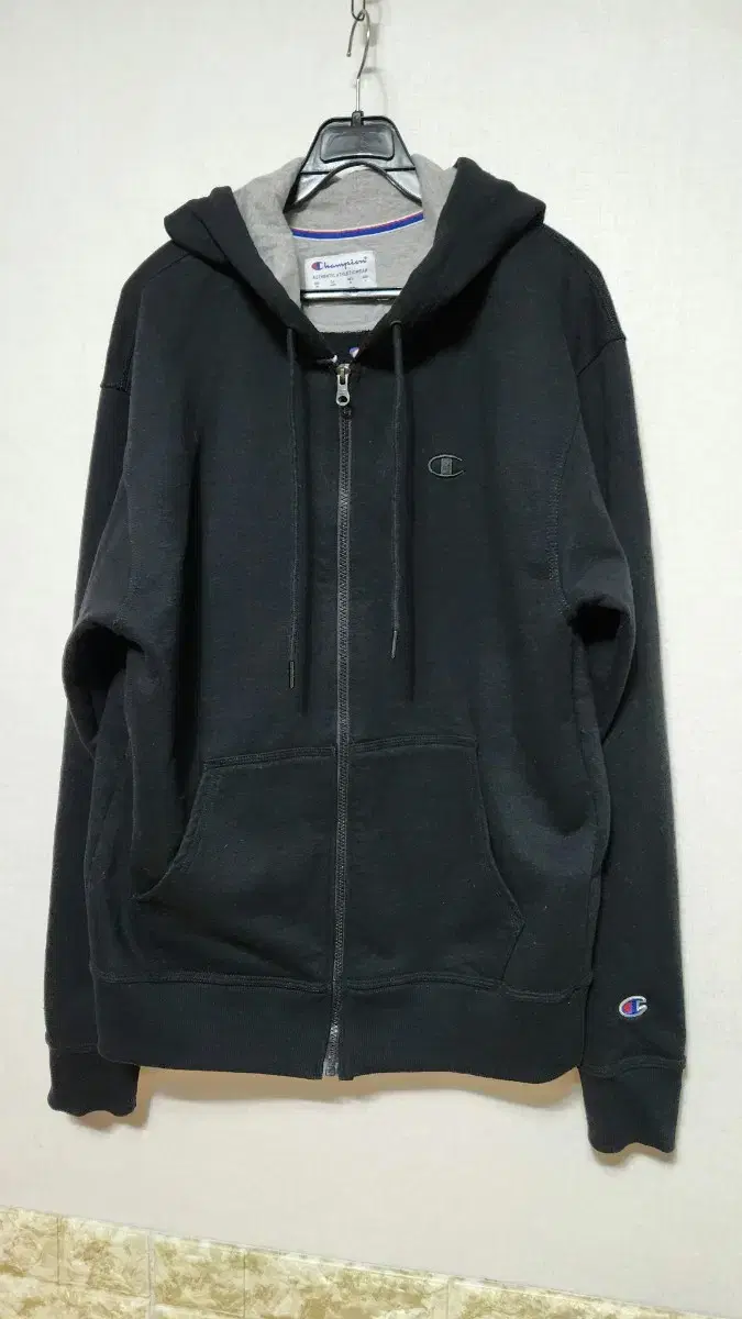 Men's Champion Brushed Hoodie Zip-UpㅡL