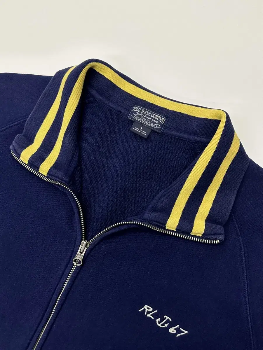 Polo Polo Jins RL logo navy cotton zip-ups