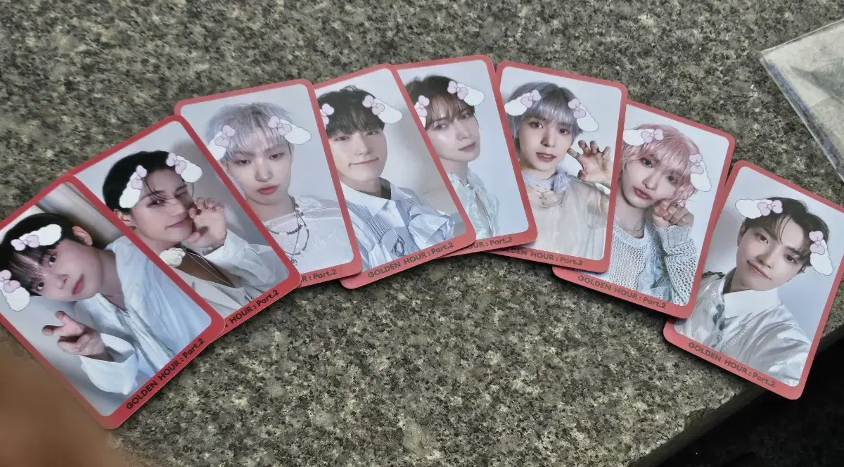 ateez aonmatit broadcast photocard ice on my teeth