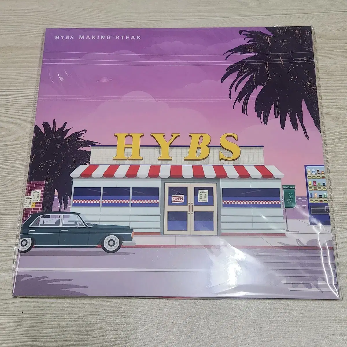 HYBS - MAKING STEAK LP(vinyl) 핑크 미개봉