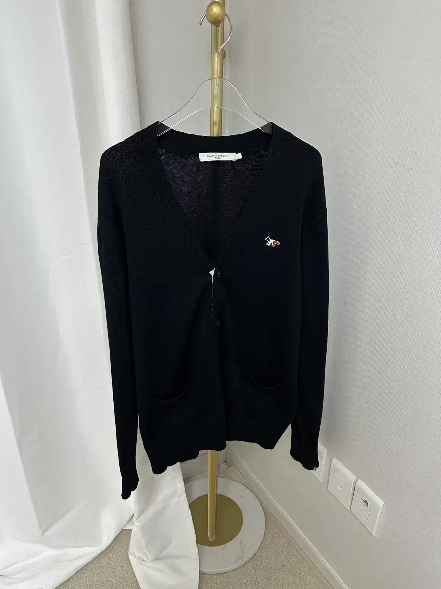 Maison Kitsune Tricolor Fox Cardigan