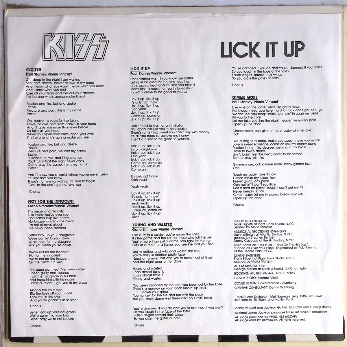 KISS - Lick It Up