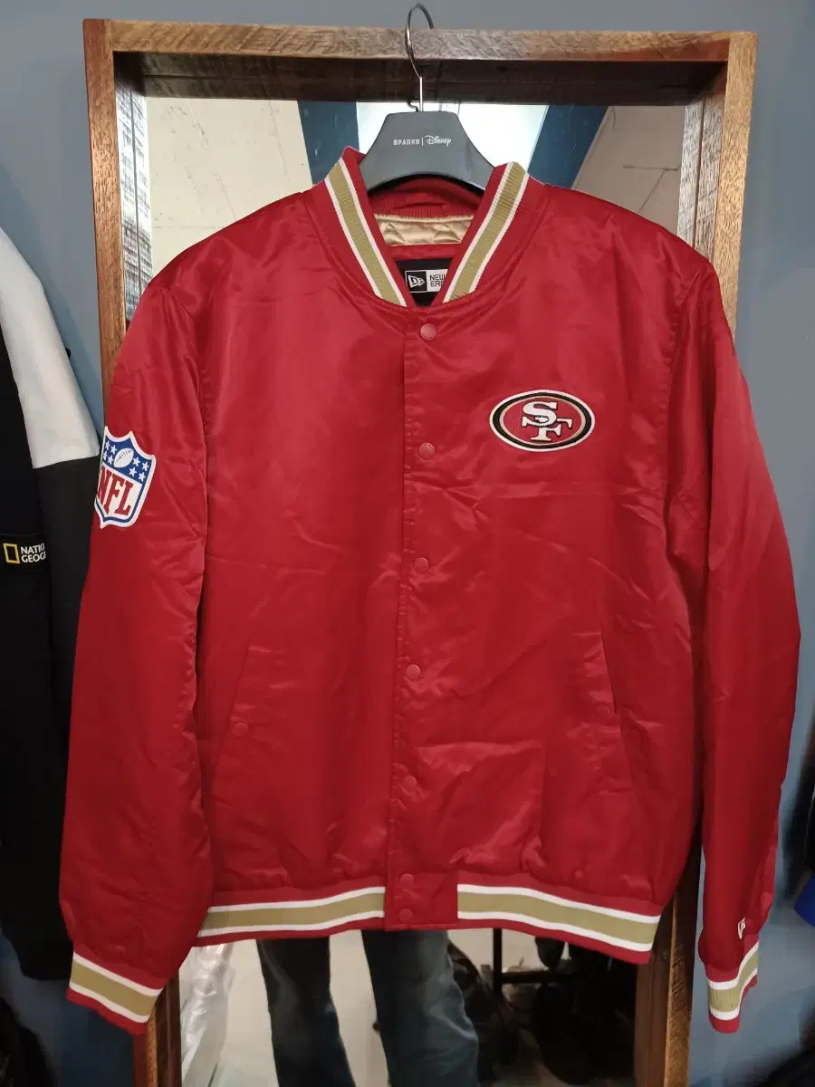 New Era NFL San Francisco 49ers Synthlite Lined Quilted Varsity Jacket XL