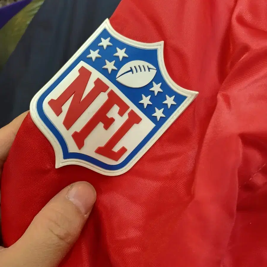 뉴에라 nfl 샌프란시스코 신슐레이트 안감퀄팅 바시티 자켓 xl