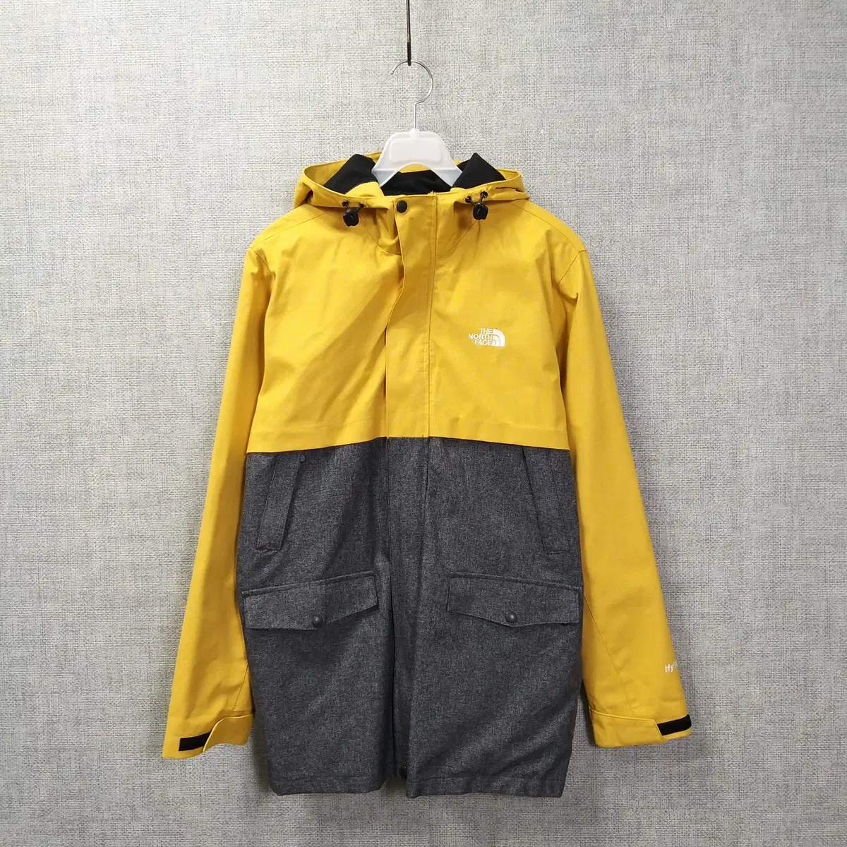 15. The North Face Yellow Gray Outdoor Jacket Men'sS