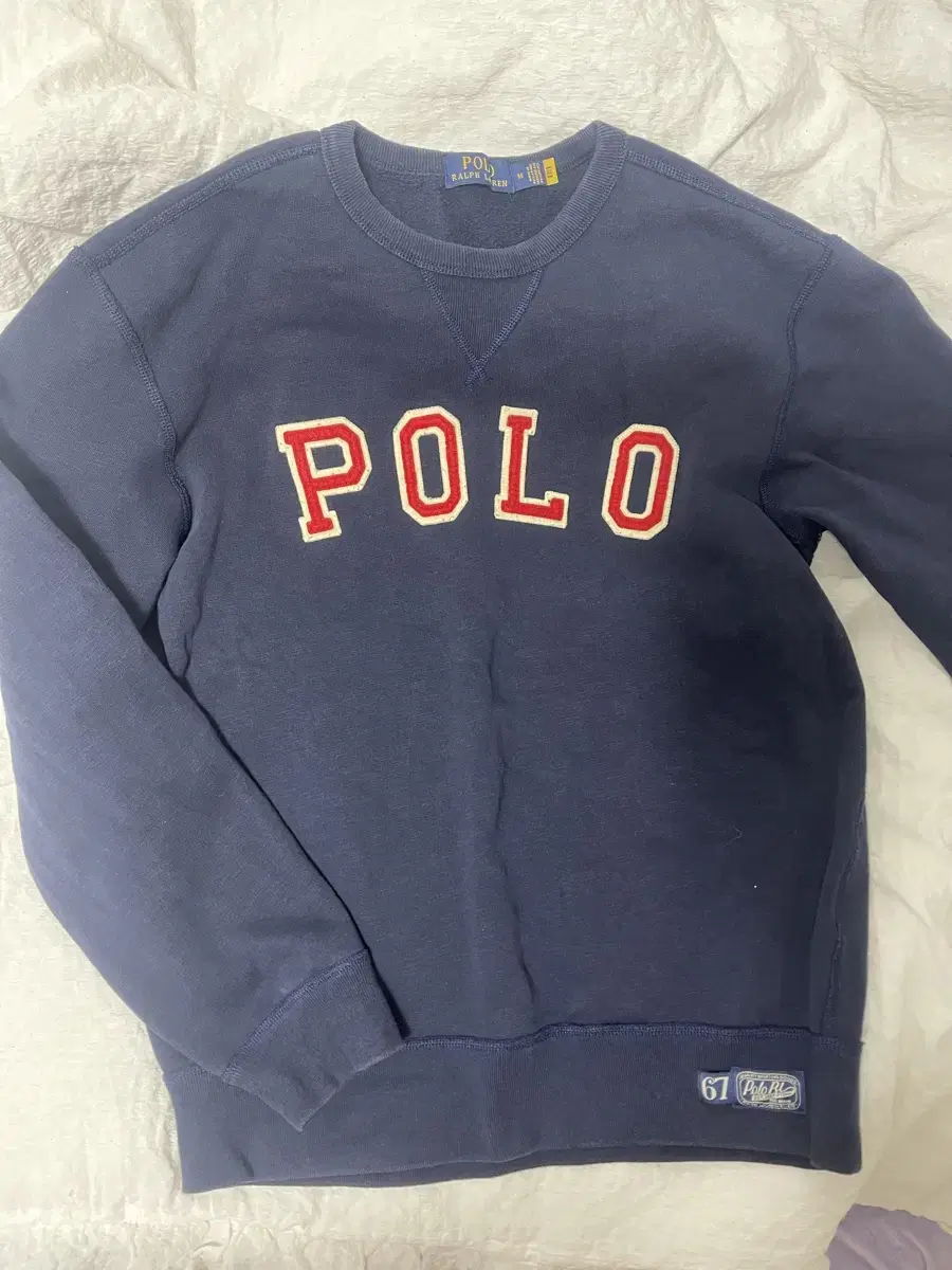 Polo Man to Man Navy M Brushed