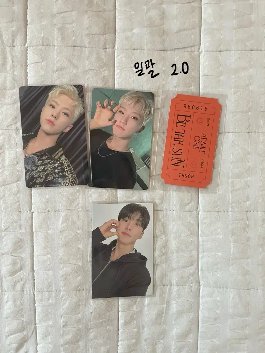 Seventeen hoshi Beyond Sun, 8th Anniversary Earrings Photocard