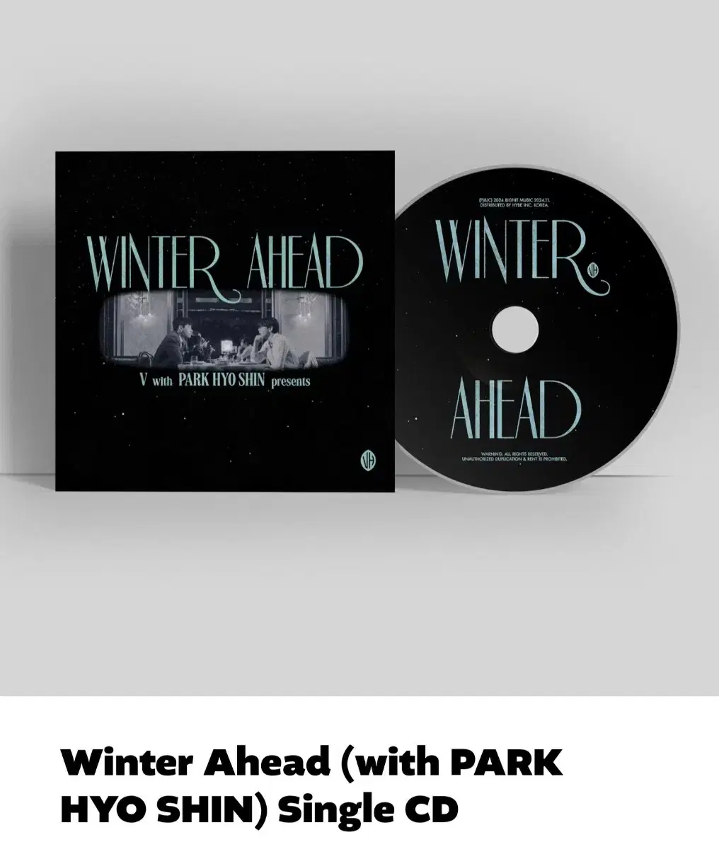 BTS V 뷔 Winter Ahead (with 박효신) - CD 2장