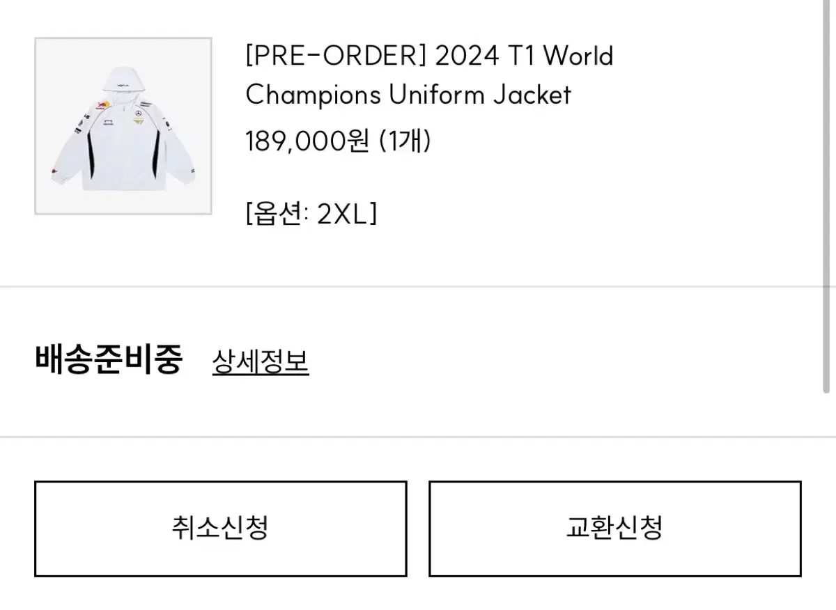 Pre-Order T1 Worlds 5-Time Winner Zeofeguke Jacket 2XL