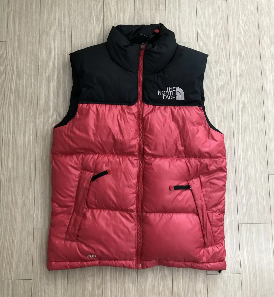 XSSize85 The North Face Nupsi 700 Vest Padded Red Genuine