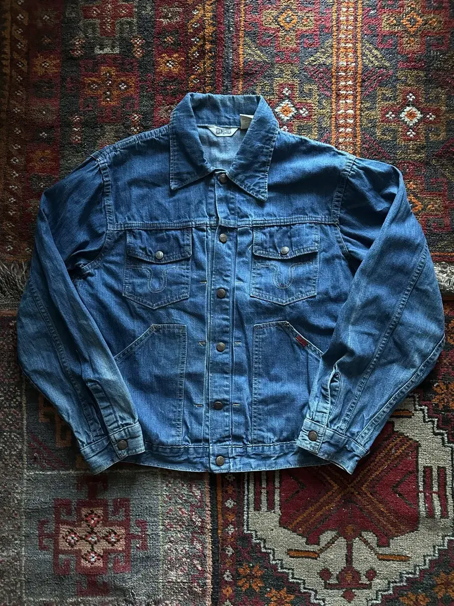 80s USA Vintage BIG SMITH Buckerloo Denim Jacket RRL