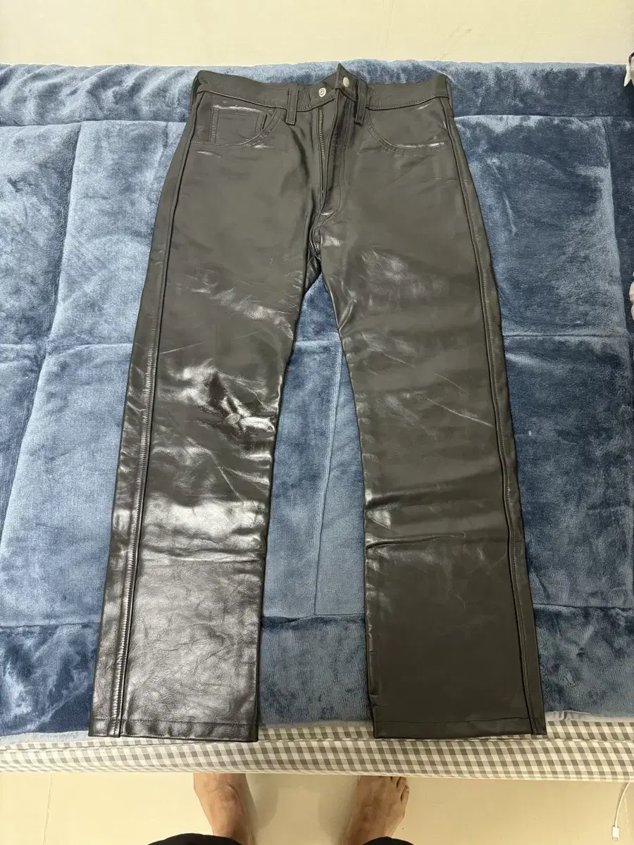 Bucco Leather Pants Size 32 Black