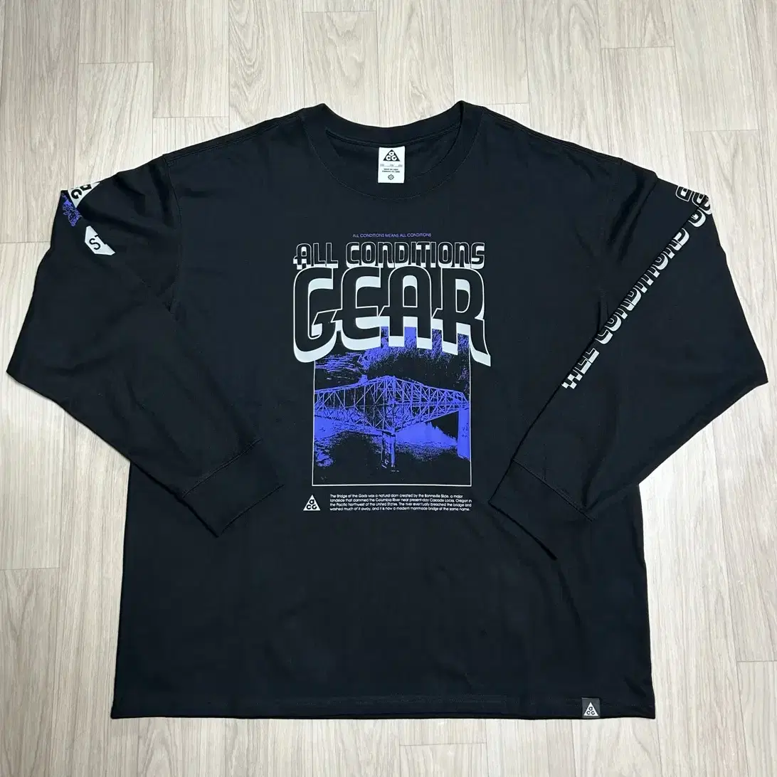 [2XL] 나이키 ACG 롱슬리브 긴팔 티셔츠 블랙 XXL