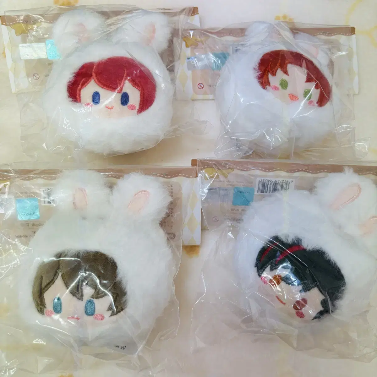 Anstar Jungstar Tap Tap Tap Bunny keyring Tsukasa Leo Midori Tetora