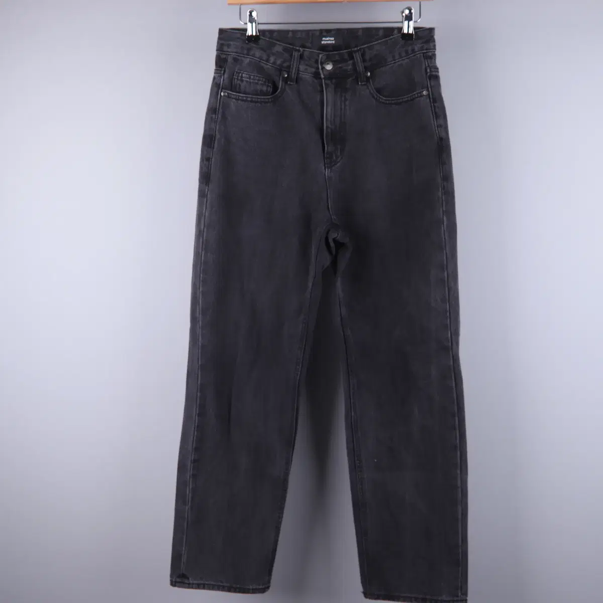 Gentlemen's Standard Regular Fit Denim Pants [Washed Black] (28) 1509