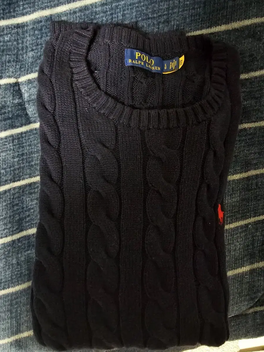 Polo Sewn Knit Genuine Navy Size L