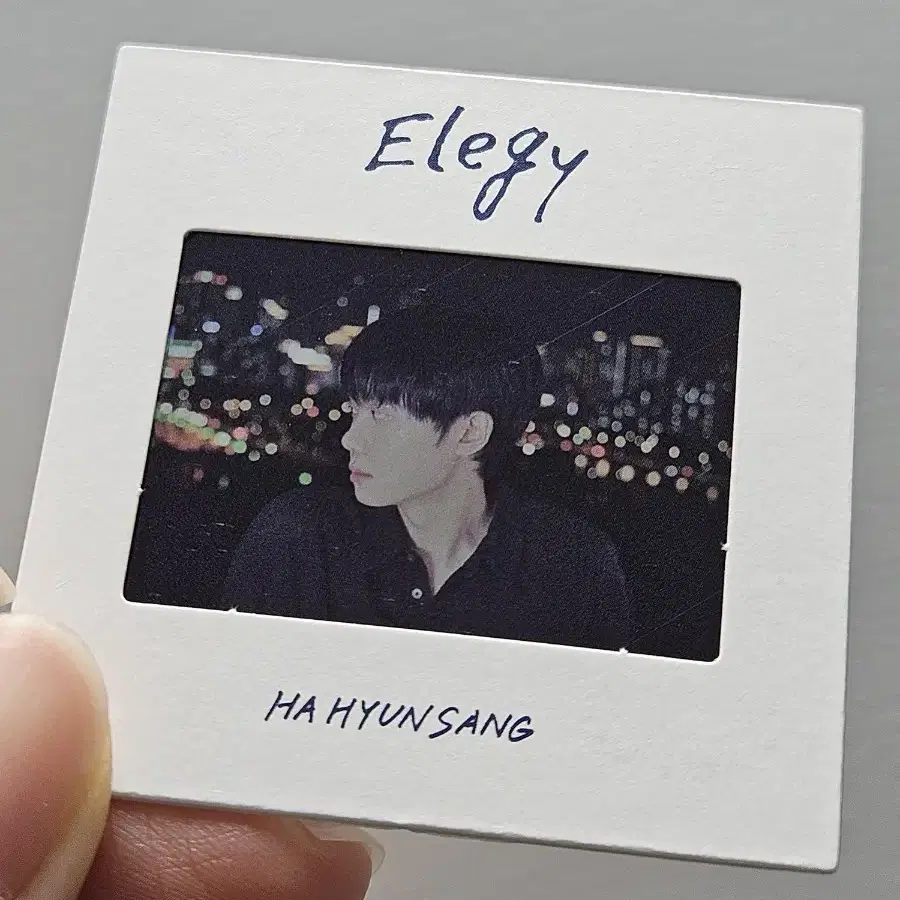 하현상 elegy 포토카드 + 슬라이드 필름