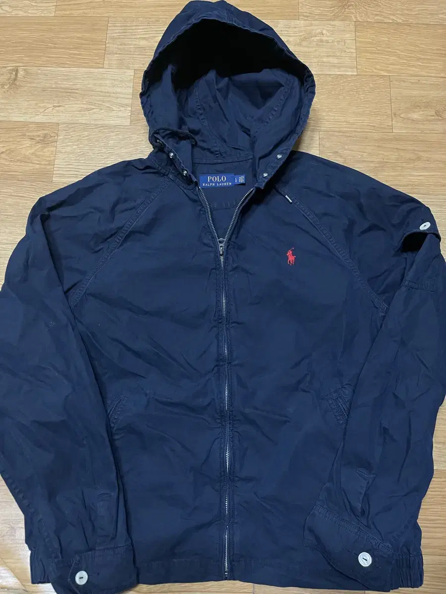 Polo Hooded Windbreaker Windbreaker Jacket Size L