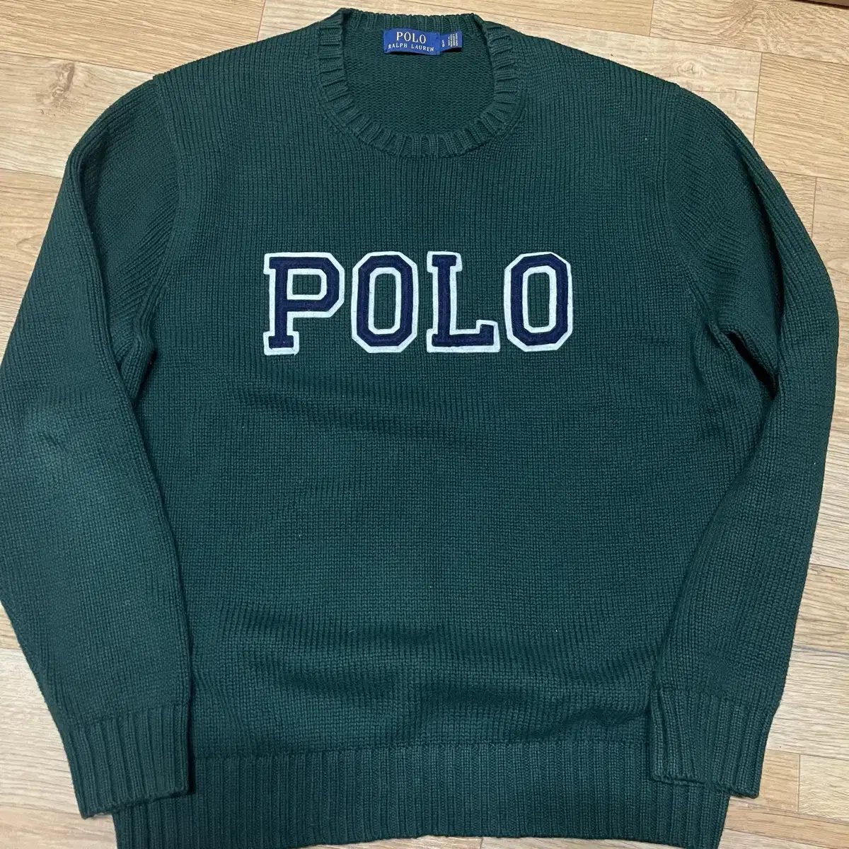 Polo New Logo Knit Green L (size 105)