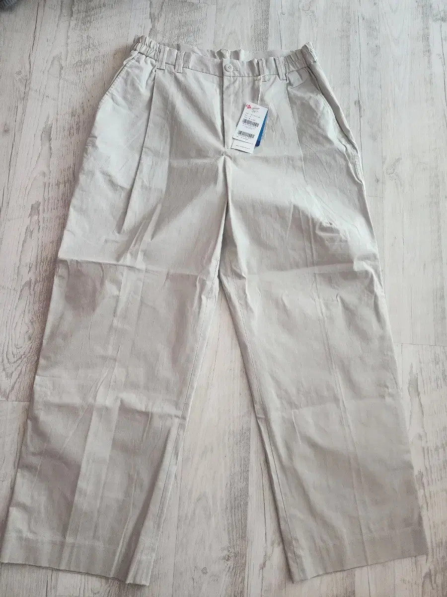 (NEW)24/7 Series Wide Chino Pants Palm. XL (32-34") Cotton Pants