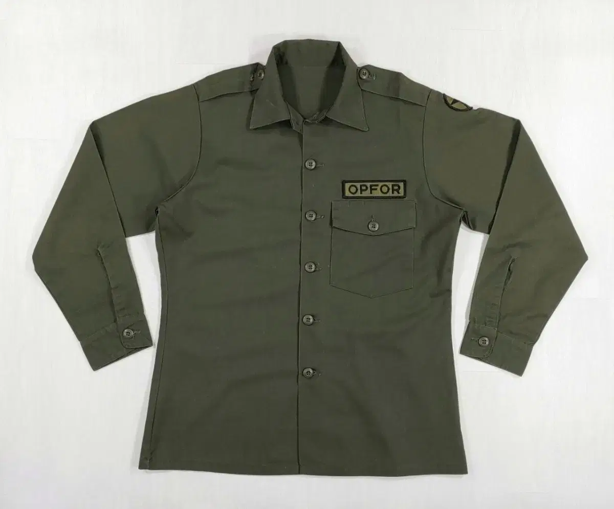 80s US Army Specialized Anti-Aircraft Utility Shirt 15.5 - 33