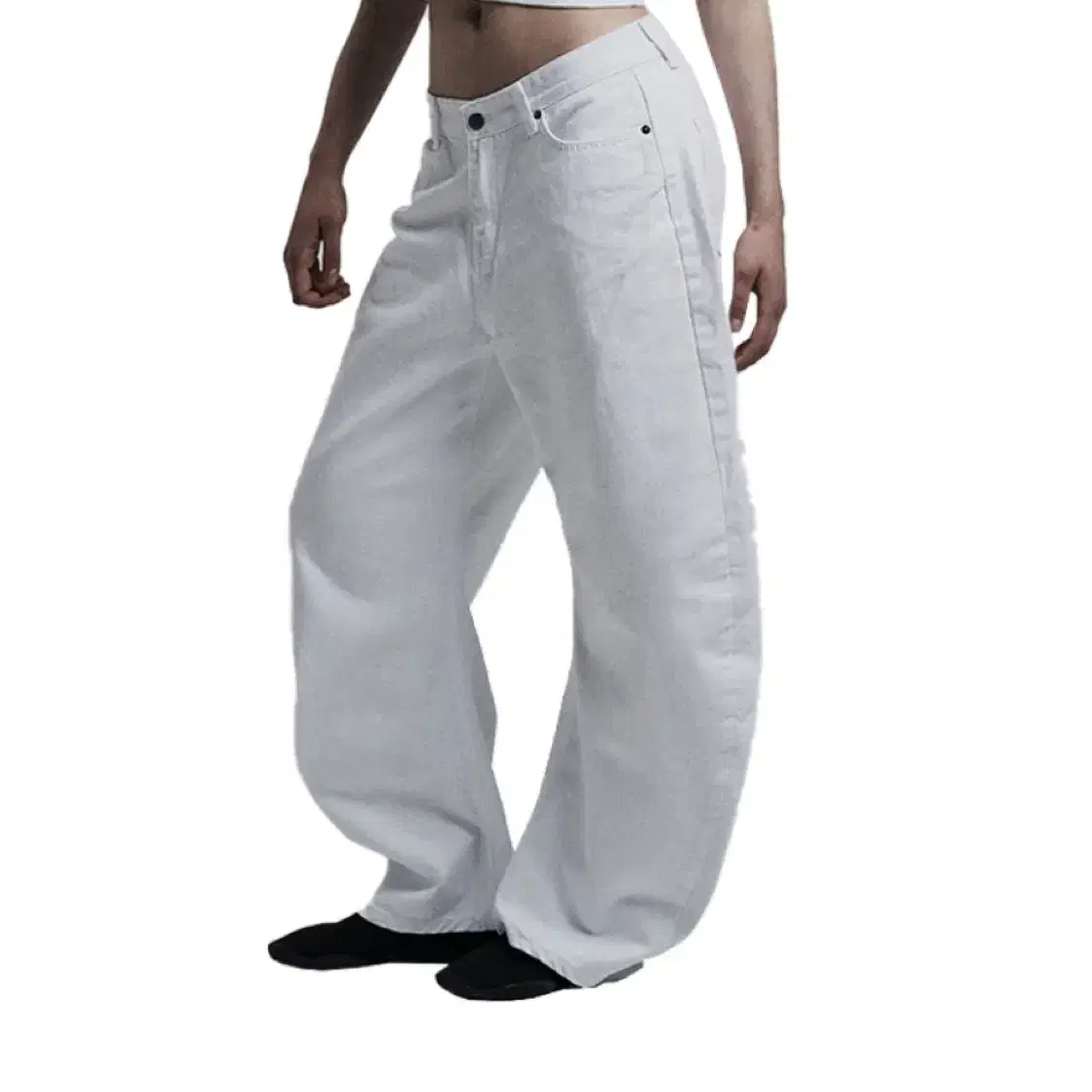 오도어 바지 팬츠 노리 Noir white pants