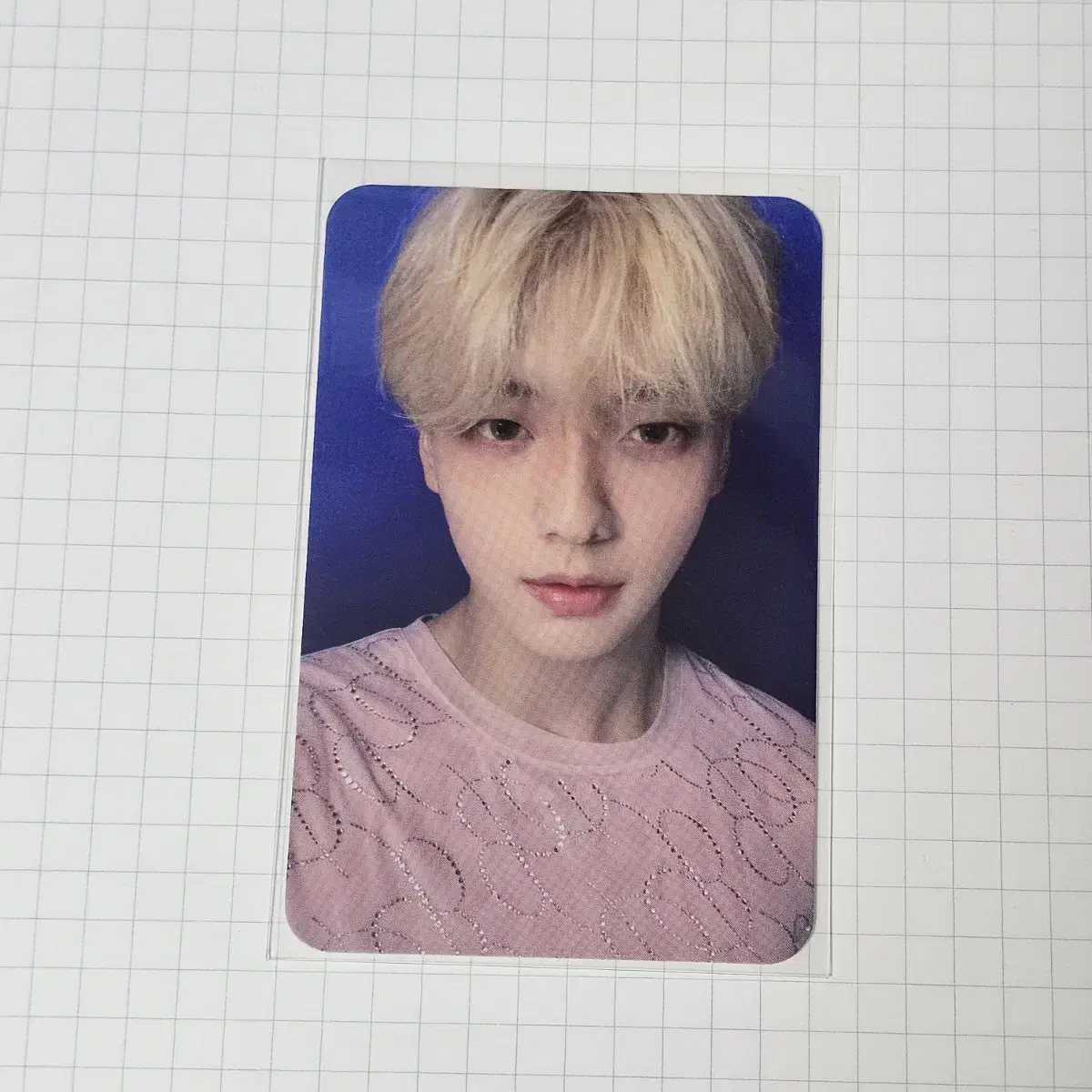 txt soobin temptation naver shopping live photocard photocard blonde shrera wts