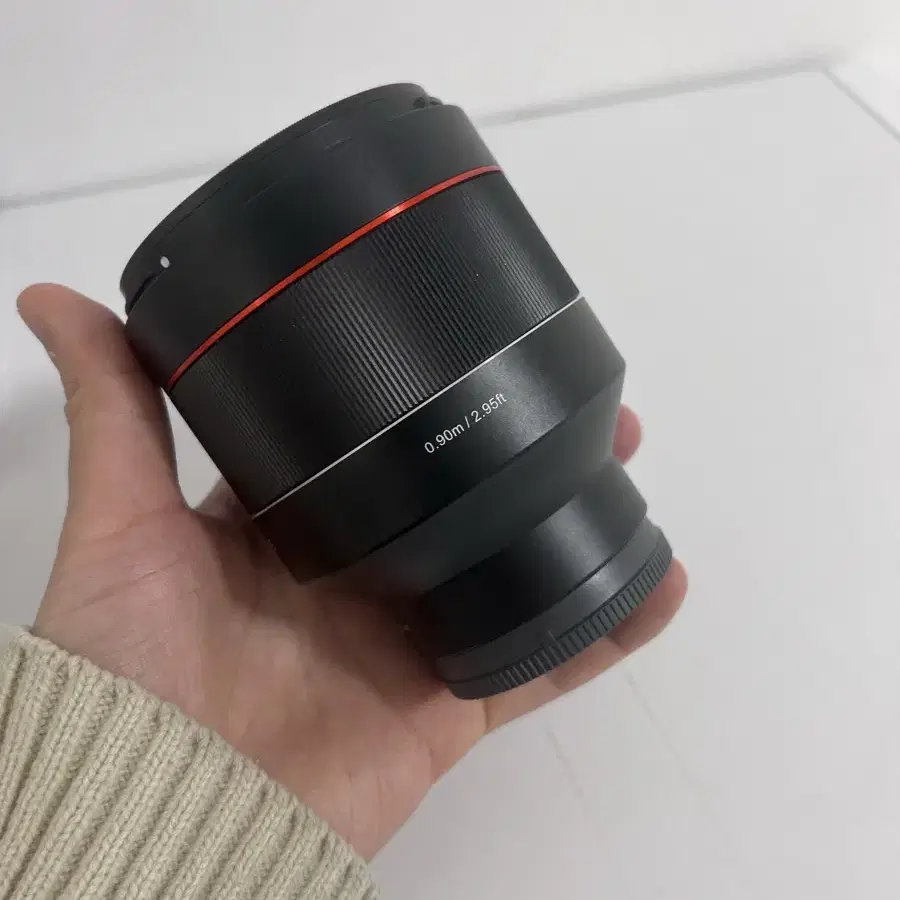 삼양 85mm 1.4 소니마운트 풀박