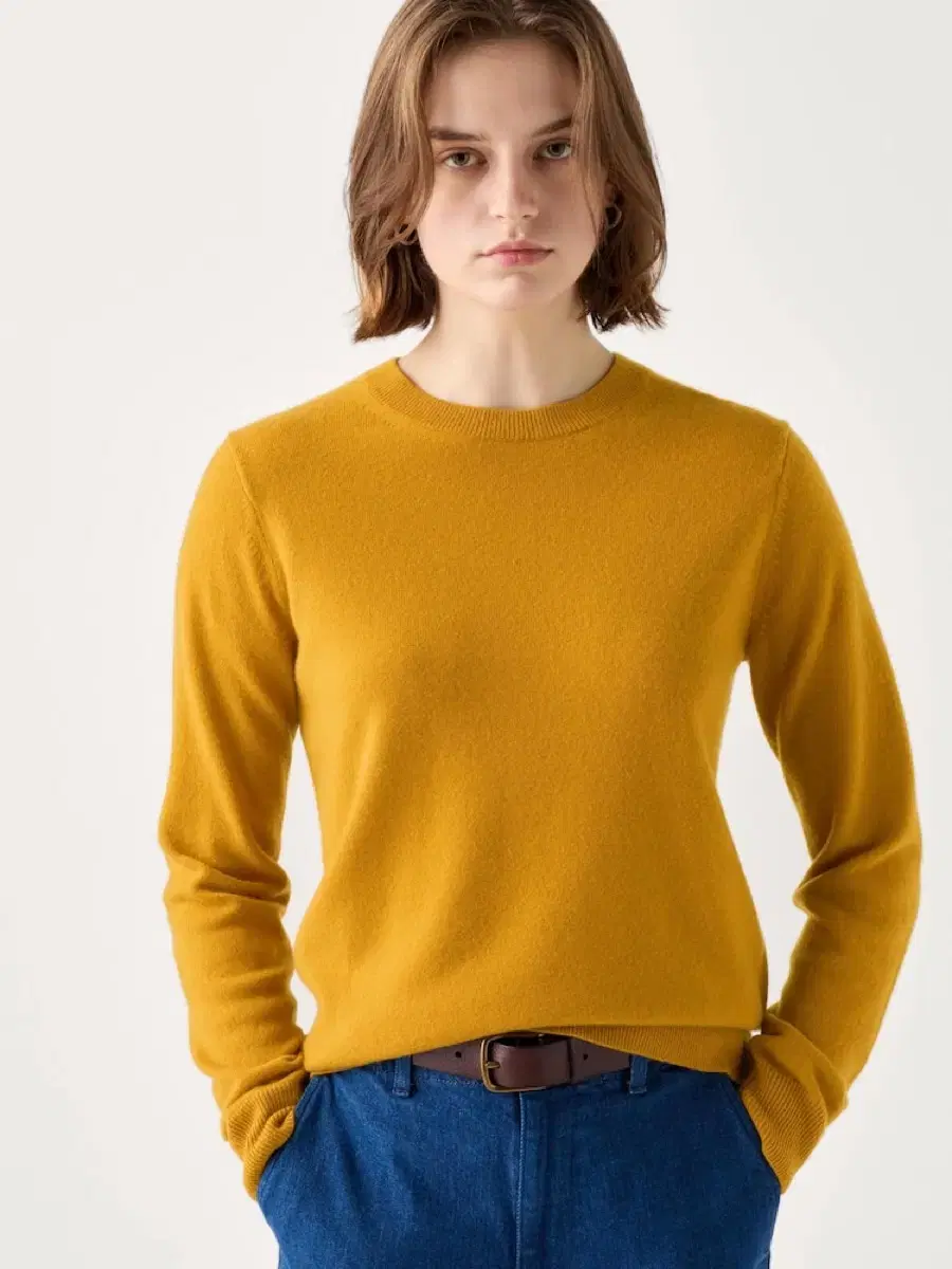 Uniqlo Cashmere Yel M