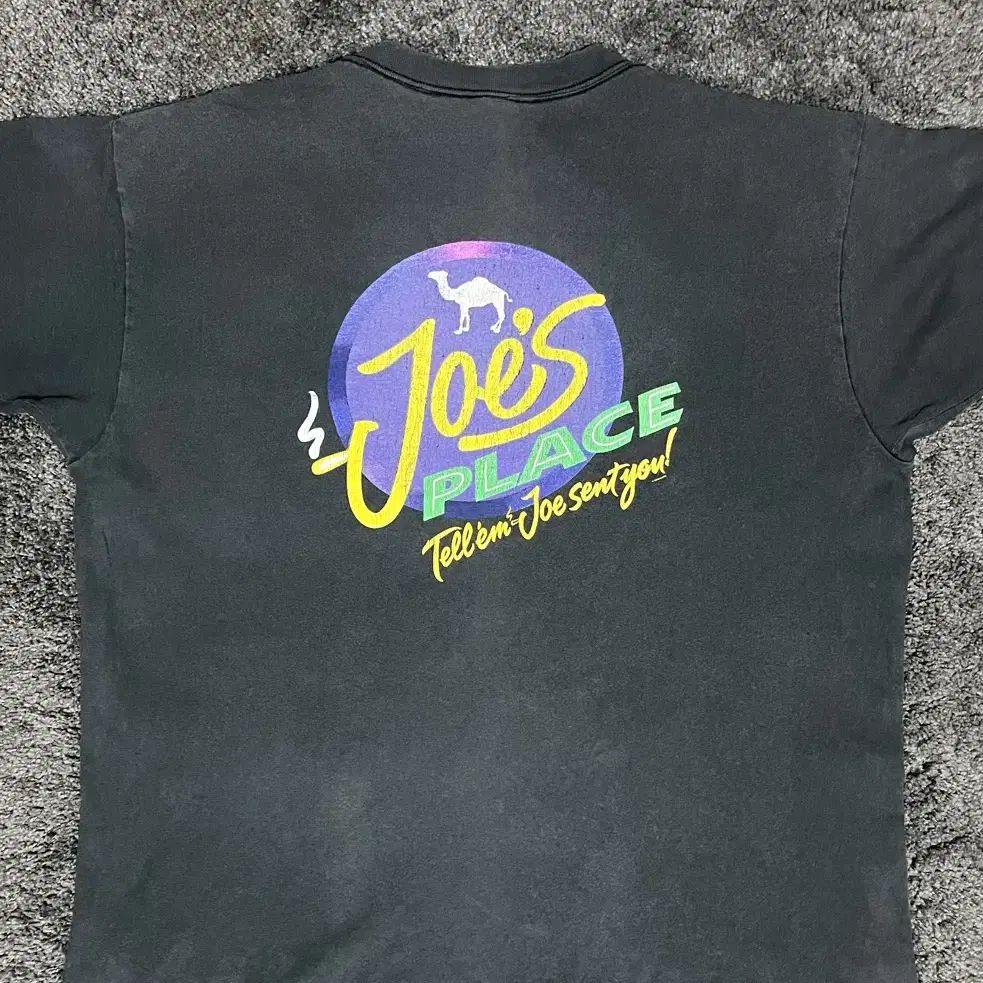 빈티지 90s Joe's Place 티셔츠