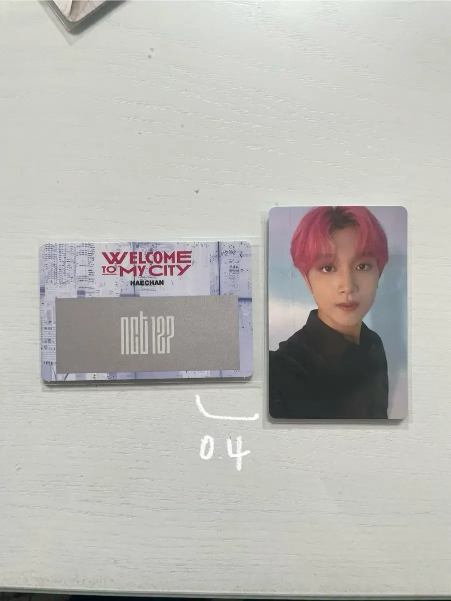 NCT 127 nct haechan photocard Exhibition Scratch Set