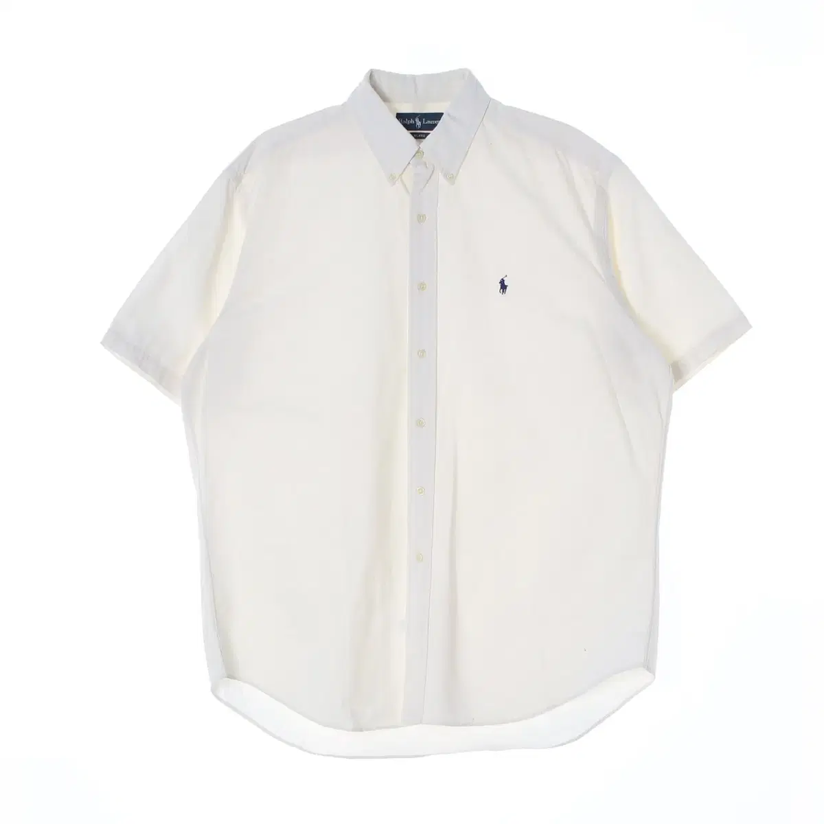 (Genuine)[XXL]Polo Ralph Lauren Ivory Blake Short Sleeve Shirt