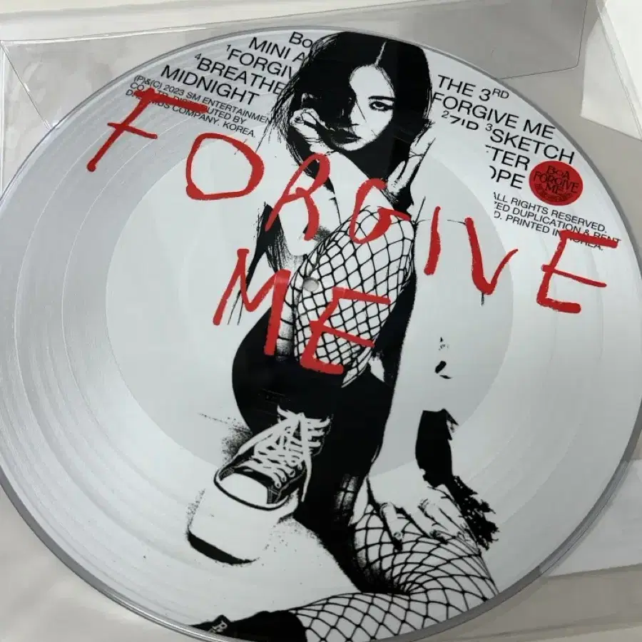 보아 - forgive me 픽처디스크 LP