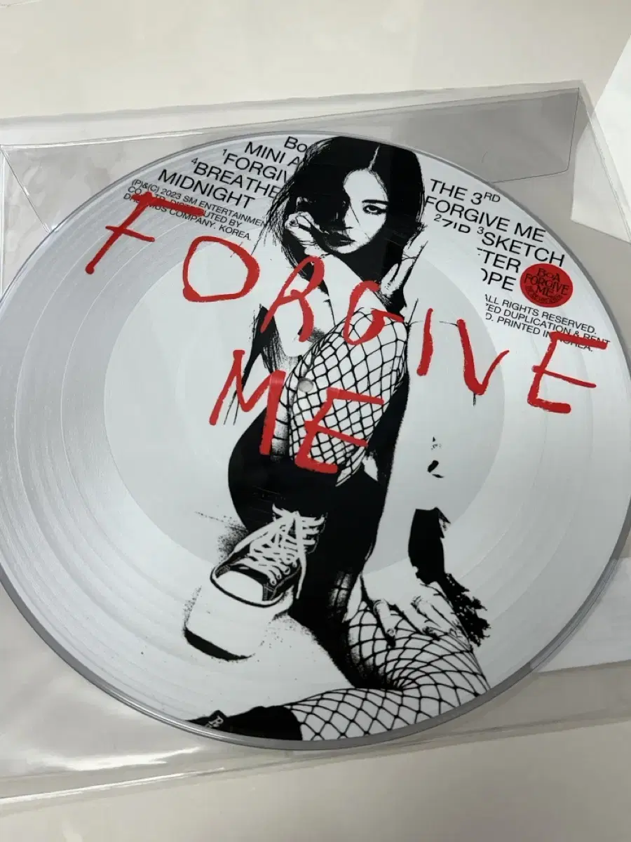 보아 - forgive me 픽처디스크 LP