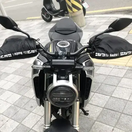 CB125 CB650 코나츠Konatsu 겨울용 핸들 방한토시